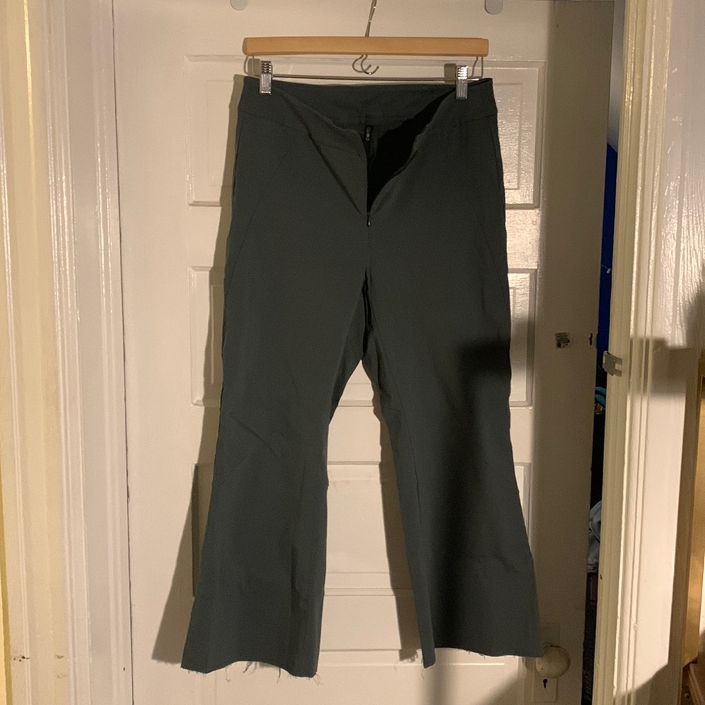 Porto brand cropped flare stretchy pants